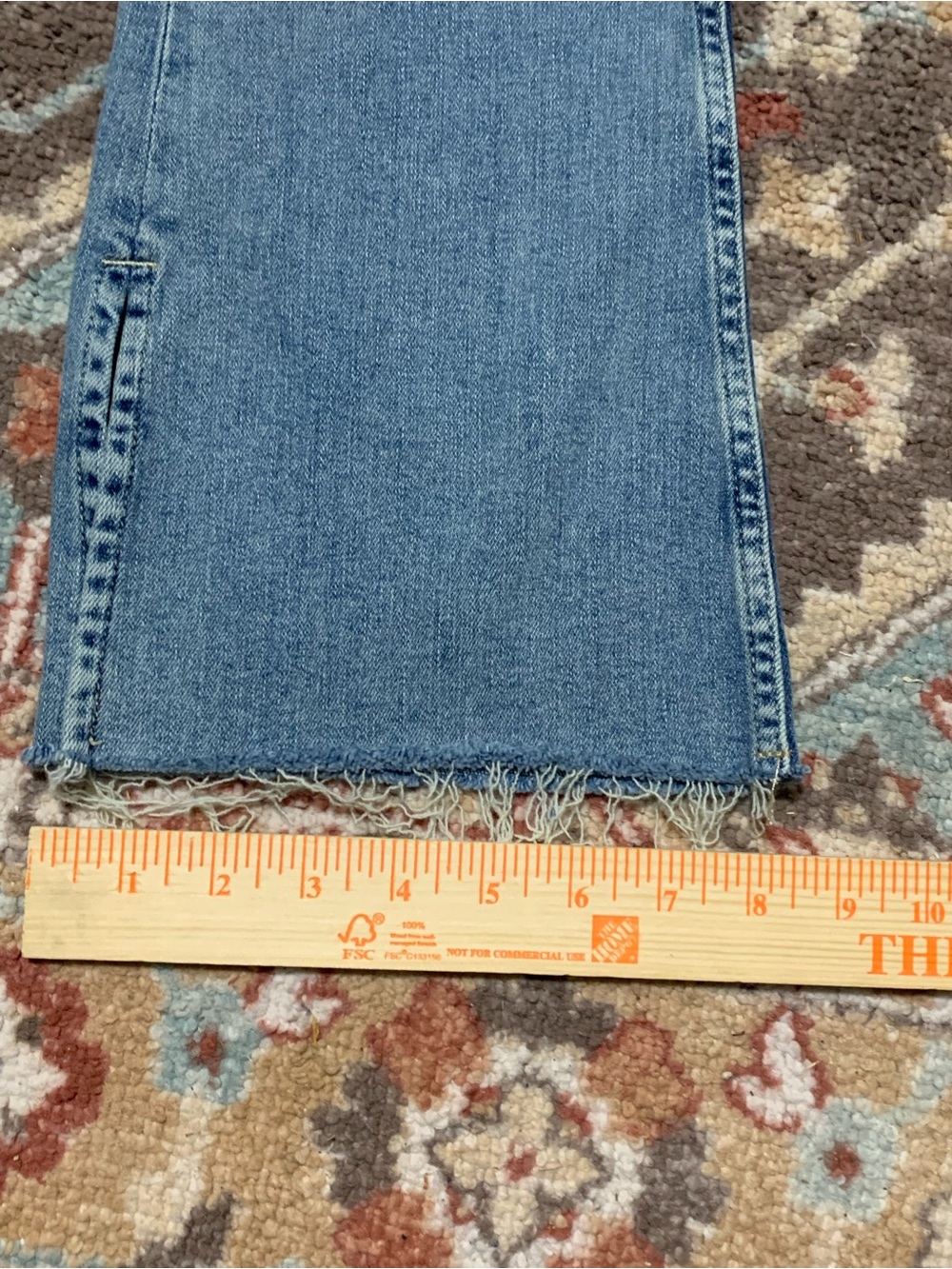 Free People Level Up Slit Bootcut Denim Jeans New - Picture 13 of 13